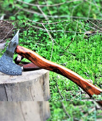 Damascus Axe | Hand forged Steel Axes for Sale | Damascus Knife